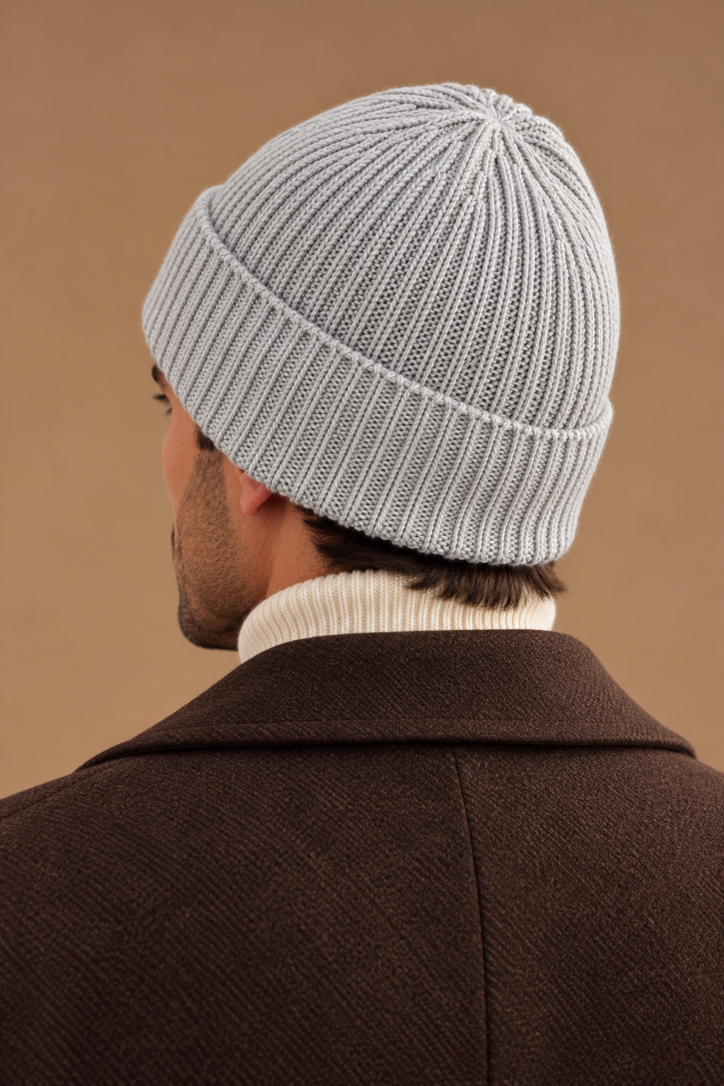 Sartorial İstanbul İtalyan İplik Yün Triko Bere – Gri