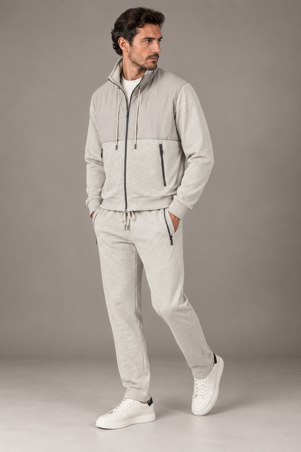 Sartorial Istanbul Gri Yün Eşofman Takım