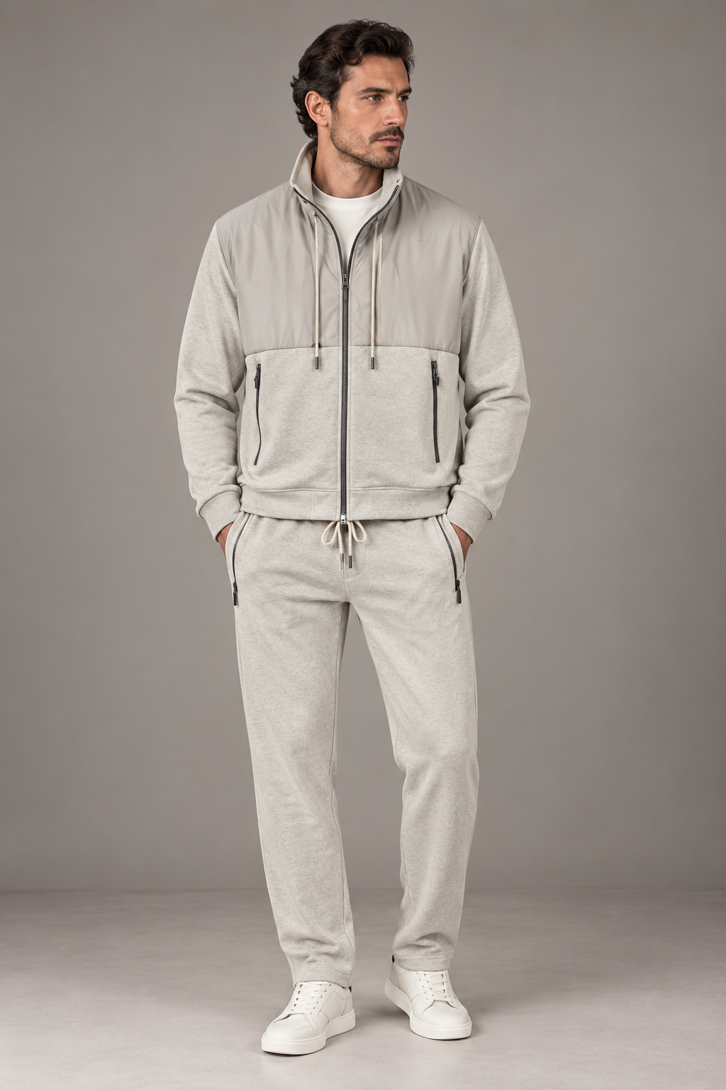 Sartorial Istanbul Gri Yün Eşofman Takım