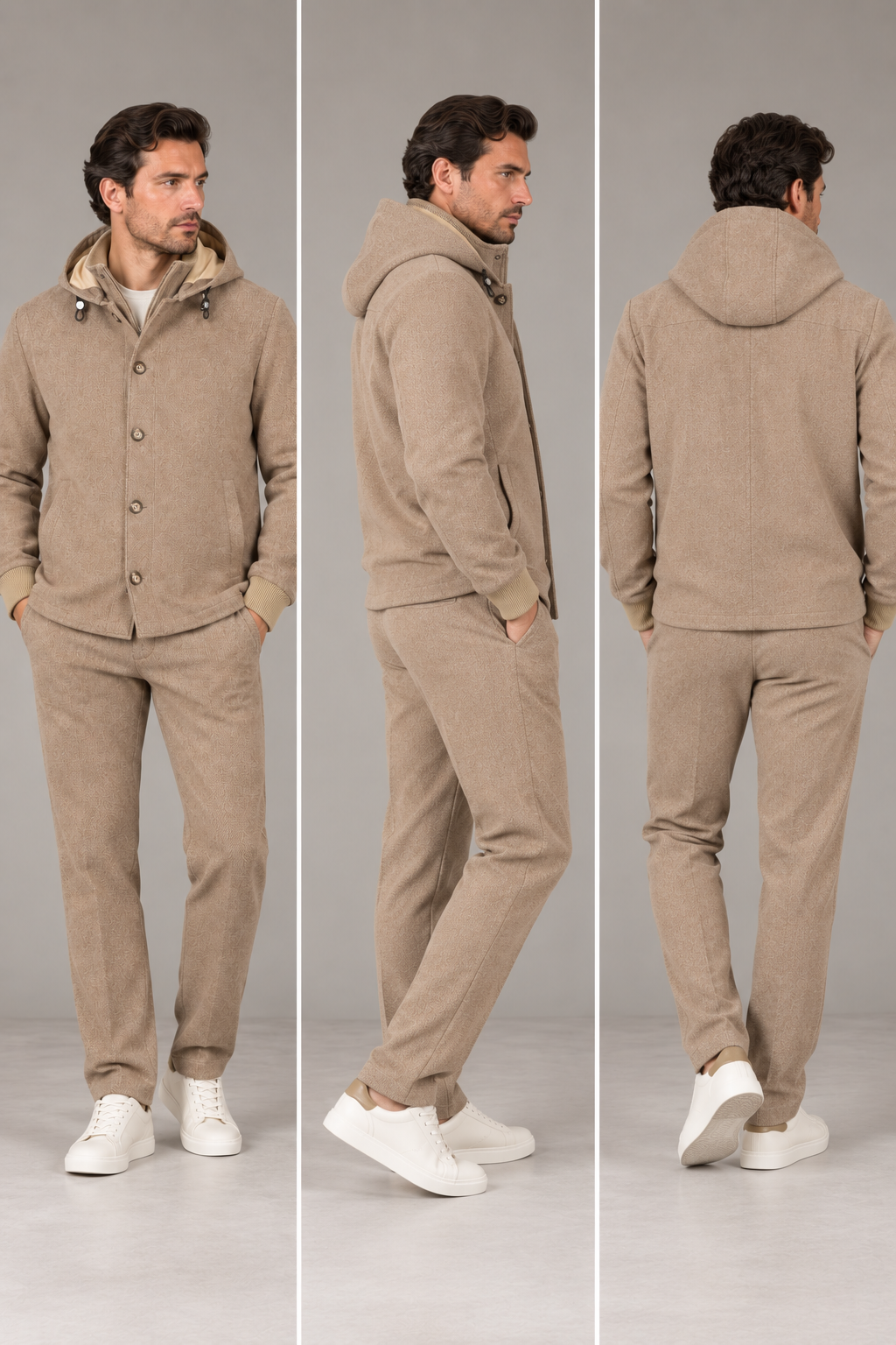 Sartorial Istanbul Kahve Yün Eşofman Takım